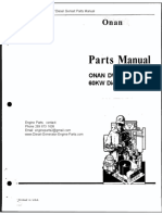 ONAN DVB 60.0DVB 60KW Diesel Genset Parts Manual
