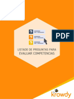 Preguntas para Evaluar Competencias