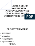 DESIGN OF A STAND-ALONE HYBRID PHOTOVOLTAIC-WIND GENERATING SYSTEM (Autosaved)