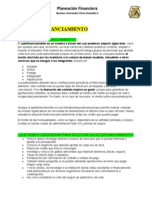  Autofinanciamiento | PDF | Interés | Economias