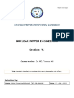 Nuclear Power Engineering Section: A': American International University-Bangladesh