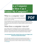 What Is A Computer Virus and How Can I Protect My Computer