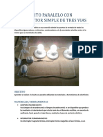 Circuito Paralelo Con Interruptor Simple de Tres Vias