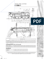 Dimensions and load charts for Liebherr LTM 1080-1 80-tonne all terrain crane