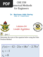 Lesson 4-Linear Systems