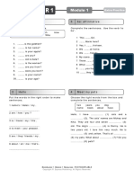 3 Be: Affirmative 1 Questions: Add The Right Question Words. Complete The Sentences. Use The Verb To Be'