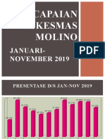 Capaian Puskesmas Molino Jan-Nov 2019