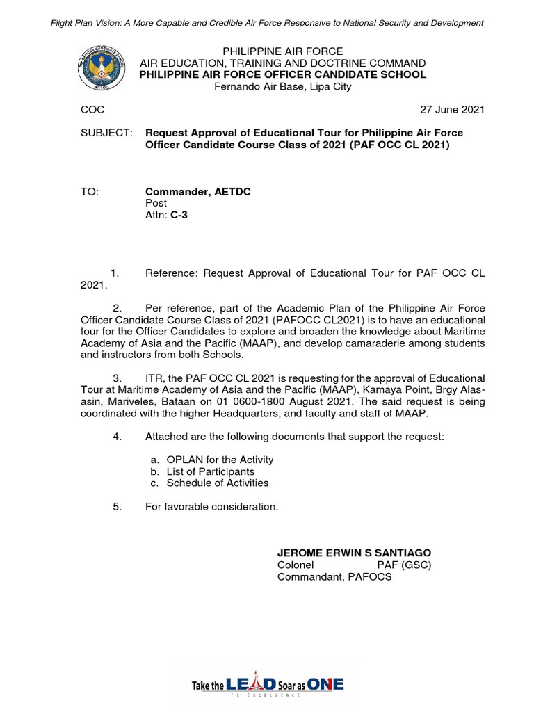 Philippine Air Force Officer Candidate School PDF