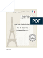 Plan de Desarrollo Profesional Francia