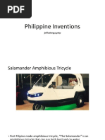 Philippine Inventions: Jeffsalonga, PTRP