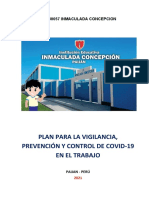 Plan COVID I.E. 80057 Inmaculada Concepción