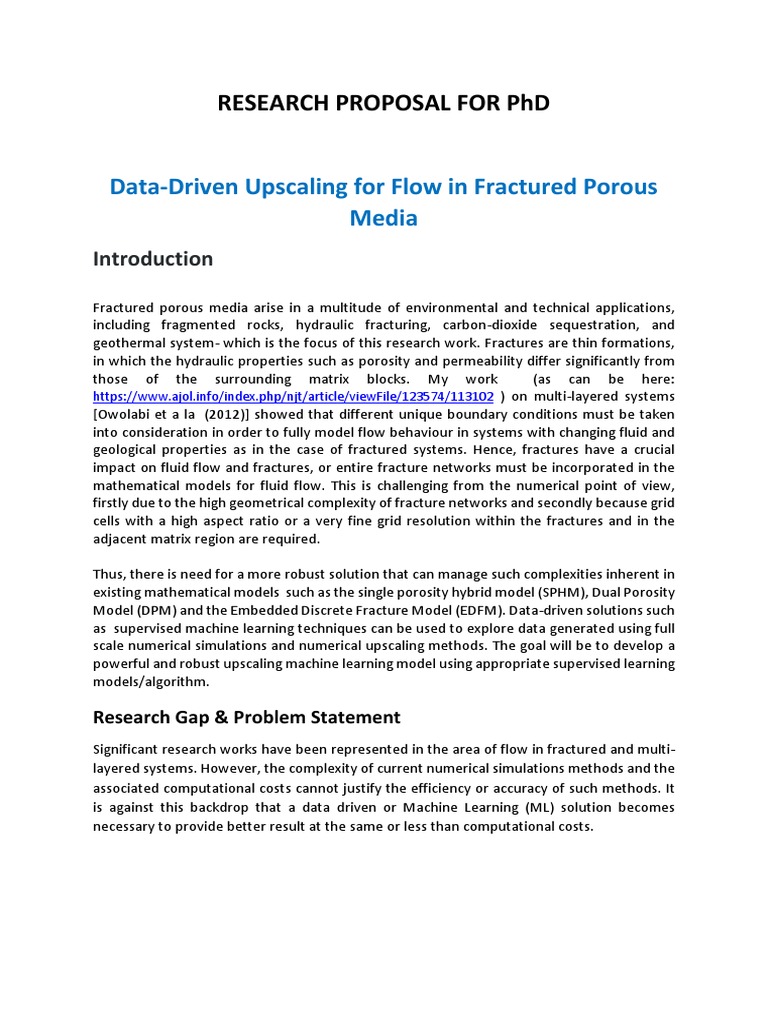 ML Upscaling for Fractured Flow Models | PDF | Machine Learning ...