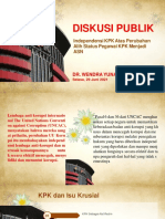 Diskusi KPK Umsb