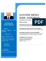Jose Amstron Santos Mejia Curriculo Vitae