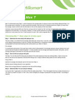 Calculating Max T - Basic Steps For All Dairy Types