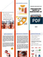 Triptico Prevención Ante Radiación