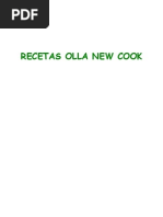 Recetas Olla New Cook