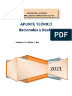 Apunte Unidad 4 Racionales Reales 2021