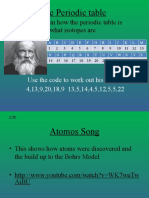 The Periodic Table and Atom Structure