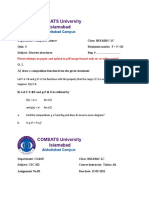 Please Attempt On Paper and Upload in PDF Image Format Only On Cu-Online Portal