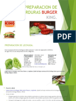 Preparacion de Verduras Burger King 123456789