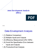 Data Envelopment Analysis (DEA)