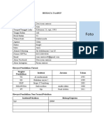 Template CV Taaruf