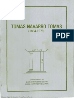Notas Sobre Tomás Navarro Tomás
