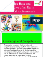 Knowledge Base and Competencies of An Early Childhood Professionals