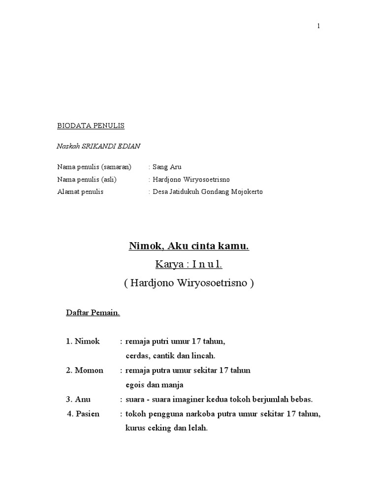 Naskah Drama Remaja 2005