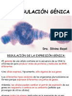 Clase REGULACION GENICA Y TECNOLOG DEL ADN