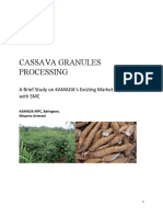 Market Study On Cassava Granules