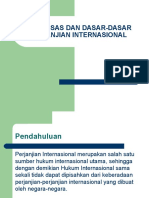 Asas-Asas Dan Dasar-Dasar Perjanjian Internasional