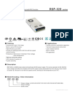 320W Single Output With PFC Function: Series