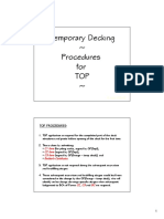 Procedures For TOP - Temp Deck - 6may2010