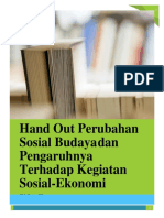 Perubahan Sosial Budaya