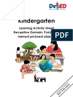 Learning Activity Sheets RECEPTIVE3 English