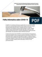 Folha Informativa Sobre COVID-19 - OPAS - OMS - Organização Pan-Americana Da Saúde