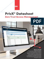 Privx Datasheet: Zero Trust Access Management