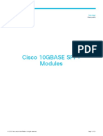 Cisco 10GBASE SFP+ Modules