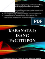 Kabanata 1-5 NG Noli Me Tangere