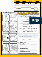 Personal Pronouns