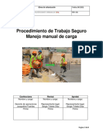 PTS Manejo Manual de Carga