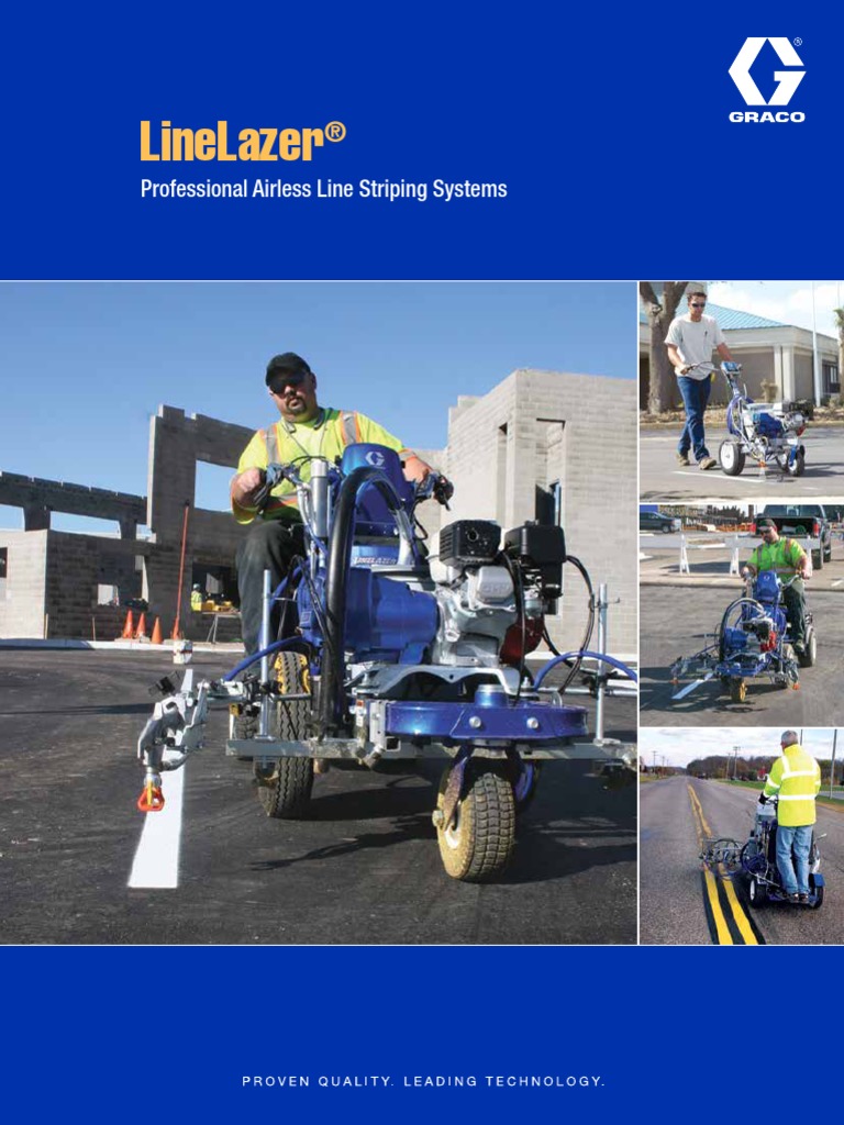 Brochure LINELAZER V GRACO PDF Engines Pump