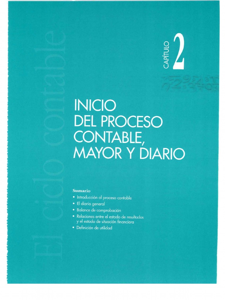Capítulo #2 Inicio Del Proceso Contable, Mayor y Diario | PDF