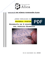 Biografía de 3 Compositores Del Periodo Barroco JORGE HERNANDEZ ANAYA