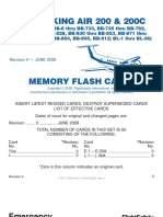 Kingair200 Flight Safety ( Flahs Card)