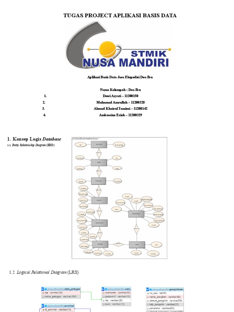 Aplikasi Basis Data Ekspedisi Doa Ibu | PDF