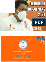 Rendición de Cuentas 2020 Ese Hospital Local de Algarrobo