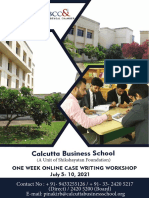 Brochure - Case Writing Workshop